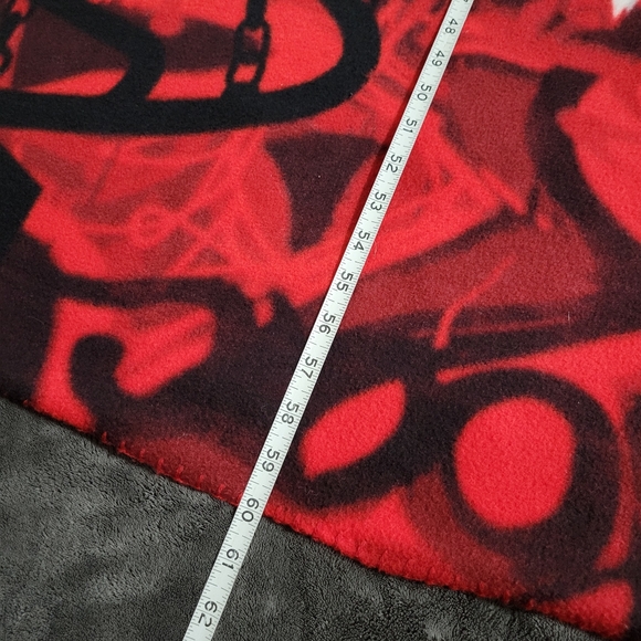 Houston Rockets 48x60 Throw Blanket Fleece The Northwest Company Red And Black - Picture 6 of 7